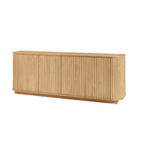 Modern Fluted Sideboard Storage Cabinet