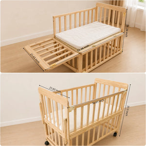 Solid Wood Baby Bassinet
