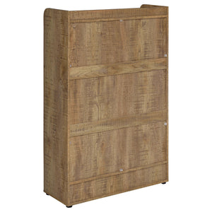 Denia 3-tier Engineered Wood Shoe Cabinet Mango