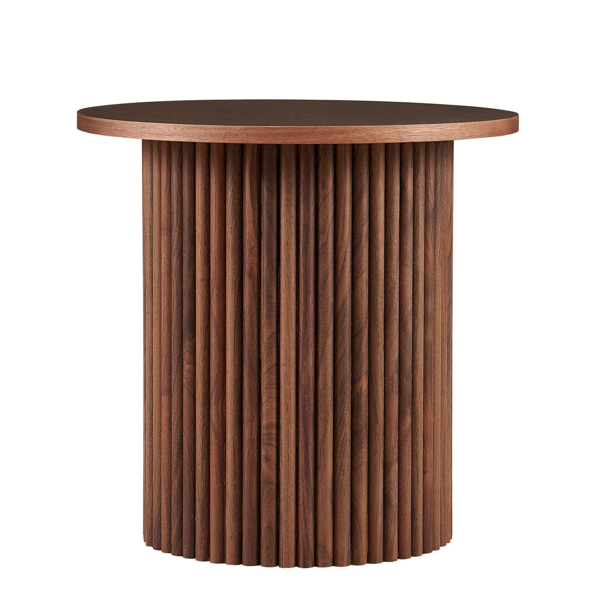 Fantasia Round Coffee Table with Column Design