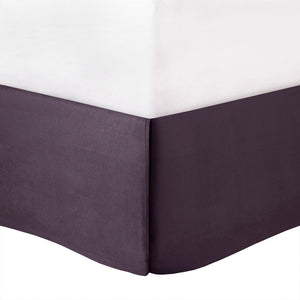 7-Piece Queen 100% Polyester Pieced Pleated Tufted Comforter Set