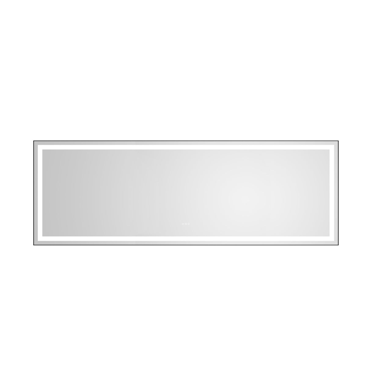 118 x 36 Inch LED Bathroom Mirror with Aluminum Frame
