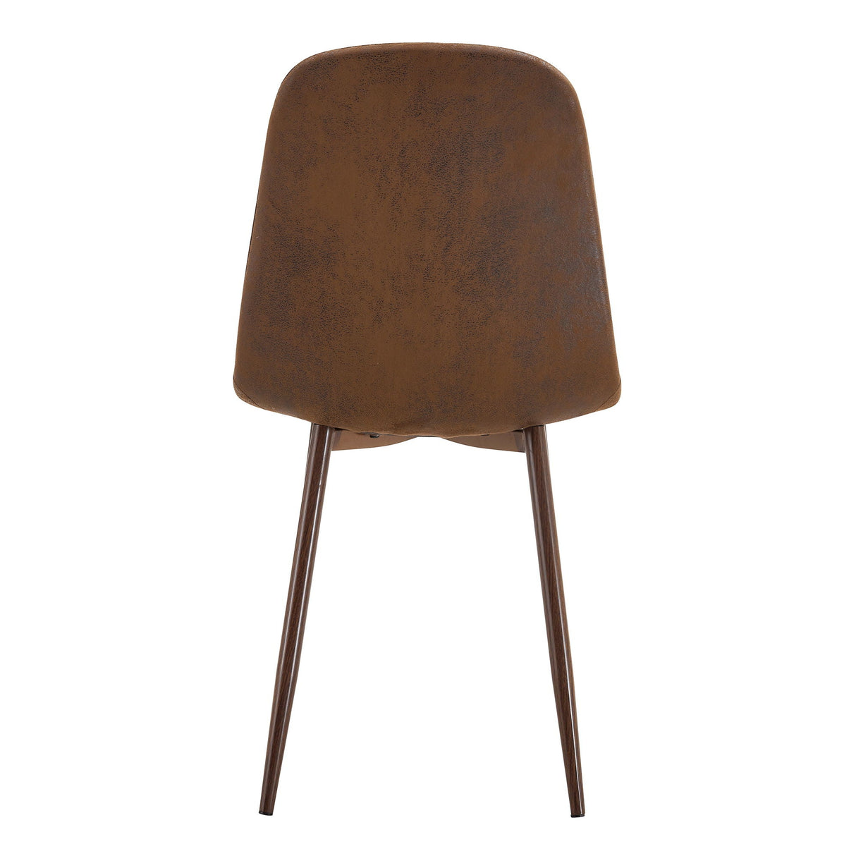 (Set of 4) Backrest AndTransfer Legs Chairs Adding A Touch Of Elegance To Minimalist And Scandinavian Style Homes - Walnut
