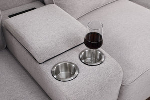 Eric - 9 Piece Upholstered Sectional With Ottoman