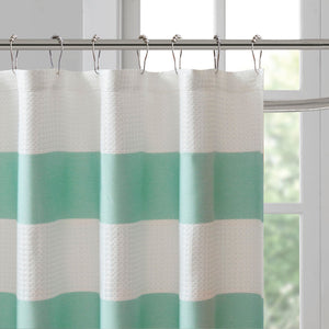 Aqua Shower Curtain with 3M Scotchgard Water Repellency - 72x72