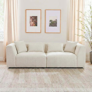 Jefferson Soft Chenille Modern Sofa