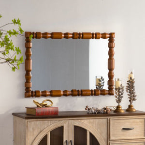 Vintage Wooden Carved Wall Mirror