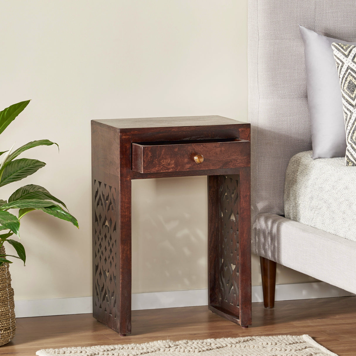 Carved Night Stand