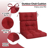 2-Piece High Back Patio Chair Cushion Set