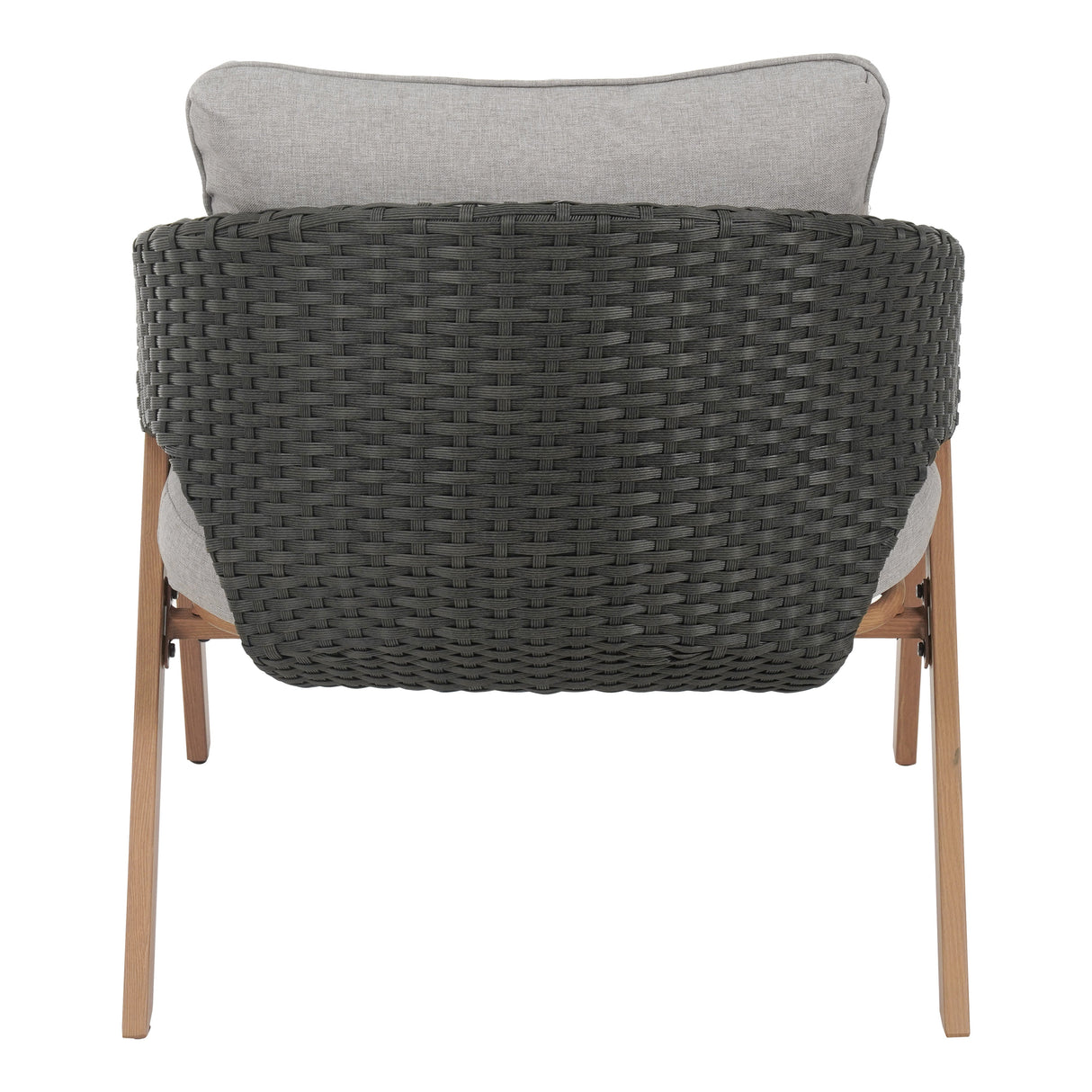 Patio Chair with Cushions (Set of 2)