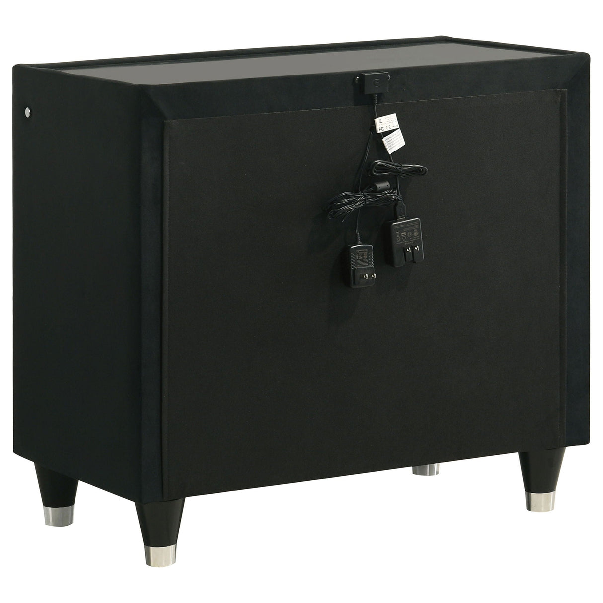 Lorient 4-piece Eastern King Bedroom Set Black