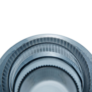 D5.9x11.8'H Fluted Accent Vases with Ribbed Design, Set of 2