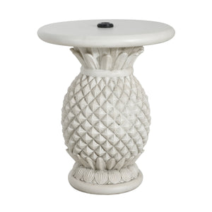 Lillian Outdoor Pineapple-Shaped Magnesium Oxide Umbrella Base