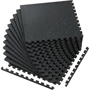 0.6 Inch Thick Interlocking Gym Floor Mats