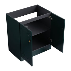Modern Freestanding Bathroom Vanity With Soft Close Cabinet Doors