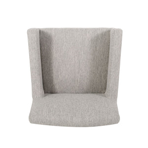 Charmed Upholstered Counter Stool With H Frame Base And Round Arms