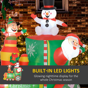Outsunny 5.9' Christmas Inflatables Train