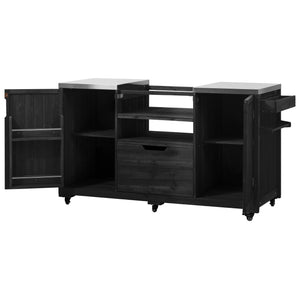 K&K 66.5' Outdoor Kitchen Island for Big Green Egg Grills