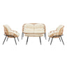 Pine - 4 Piece Outdoor Conversation Set