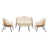 Pine - 4 Piece Outdoor Conversation Set
