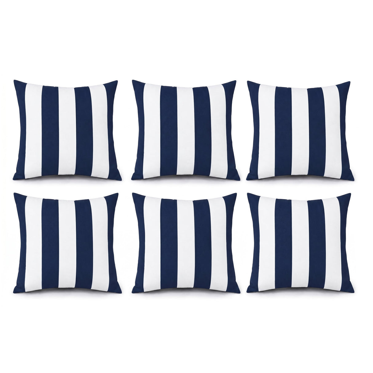 6 Pack Outdoor Pillow Covers – Water-Repellent Decorative Cushion Covers