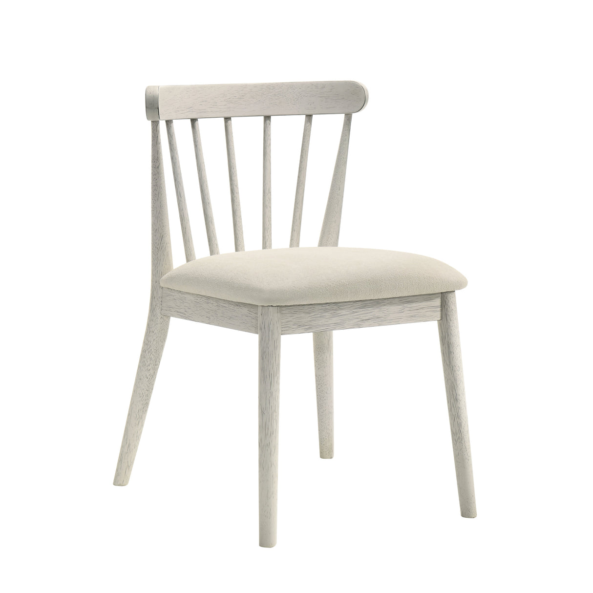 Modern Spindle Back Dining Chairs, Set of 2