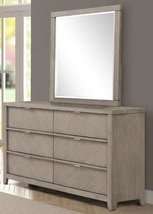 Design Style Mirror - Light Gray