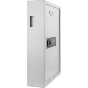 White Digital Keypad Wall Safe Key Cabinet with Secure Steel Construction