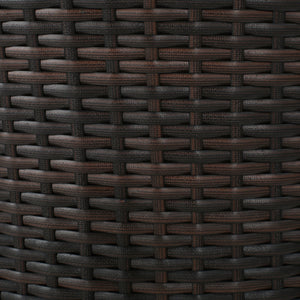 Outdoor 31" Rattan Barstools With Waterproof Cushions (Set of 2) - Multi Brown