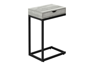 Accent Table, C-Shaped Contemporary Elegant Design