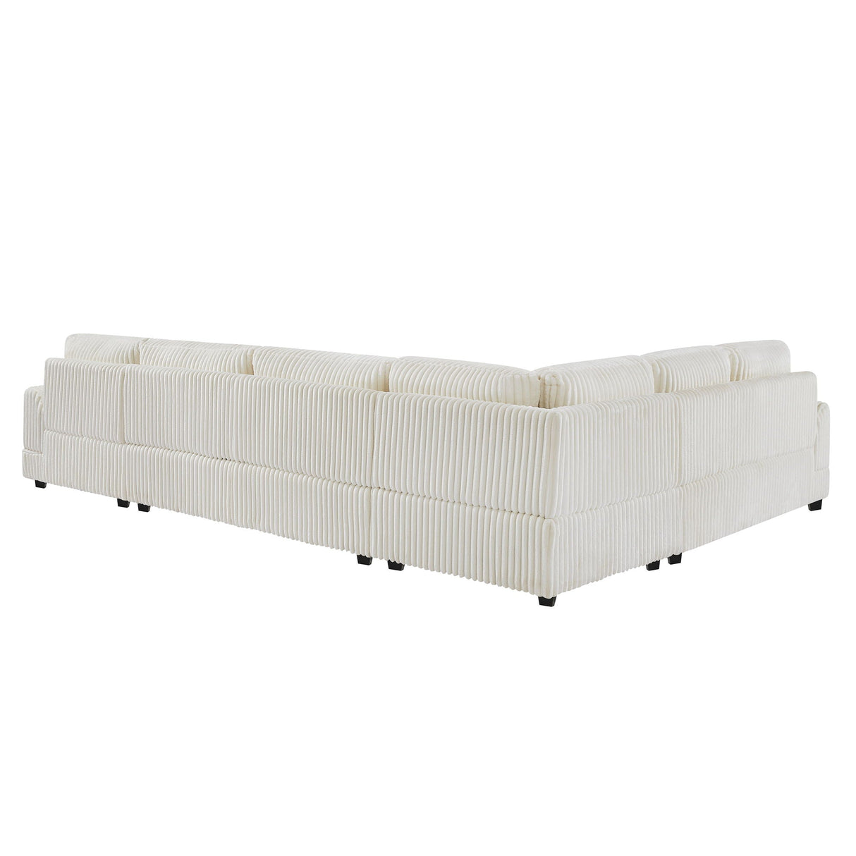Oversized Sectional Sofa U - Shaped Sofa Couch Modern Sofa Upholstered In Soft With A Chaise Lounge For Living Room