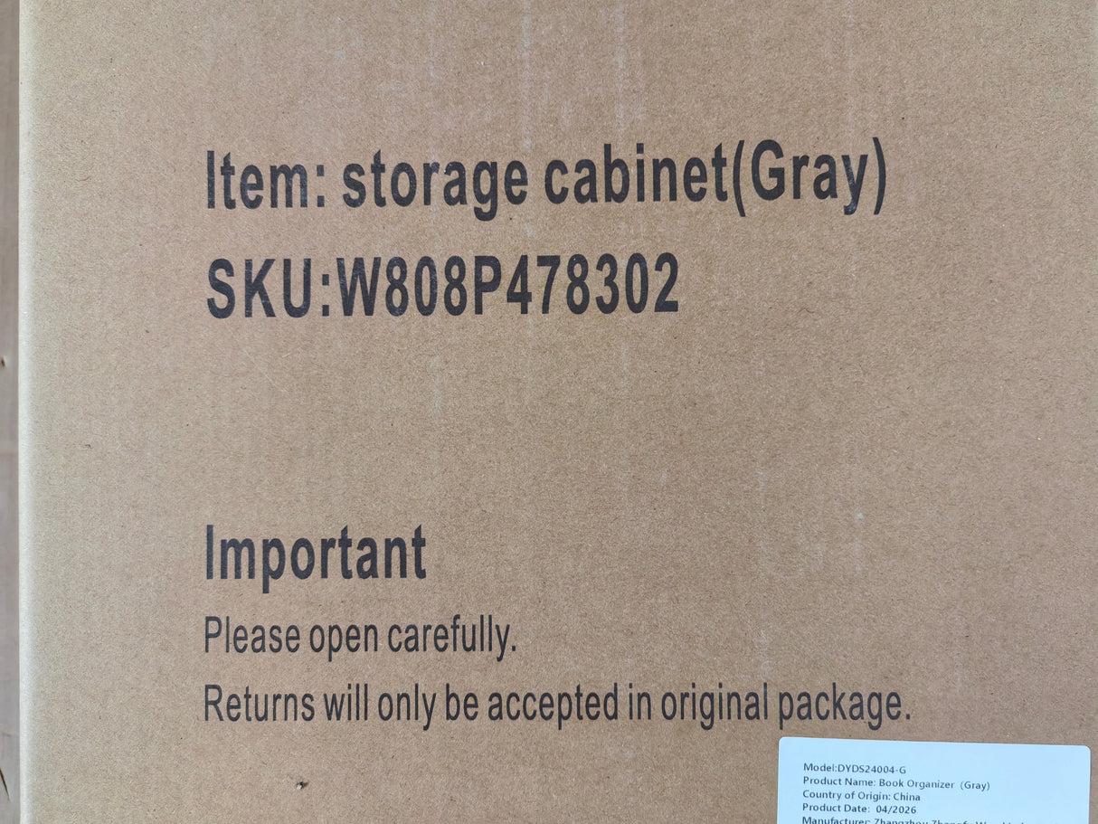 Book Organizer & Toy Storage Cabinet