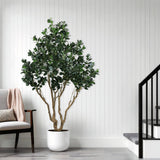 7.2FT Tall Artificial Silk Tree Large Faux Greenery Plant