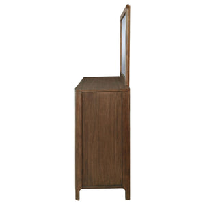 Maderia 8-drawer Dresser and Mirror Walnut