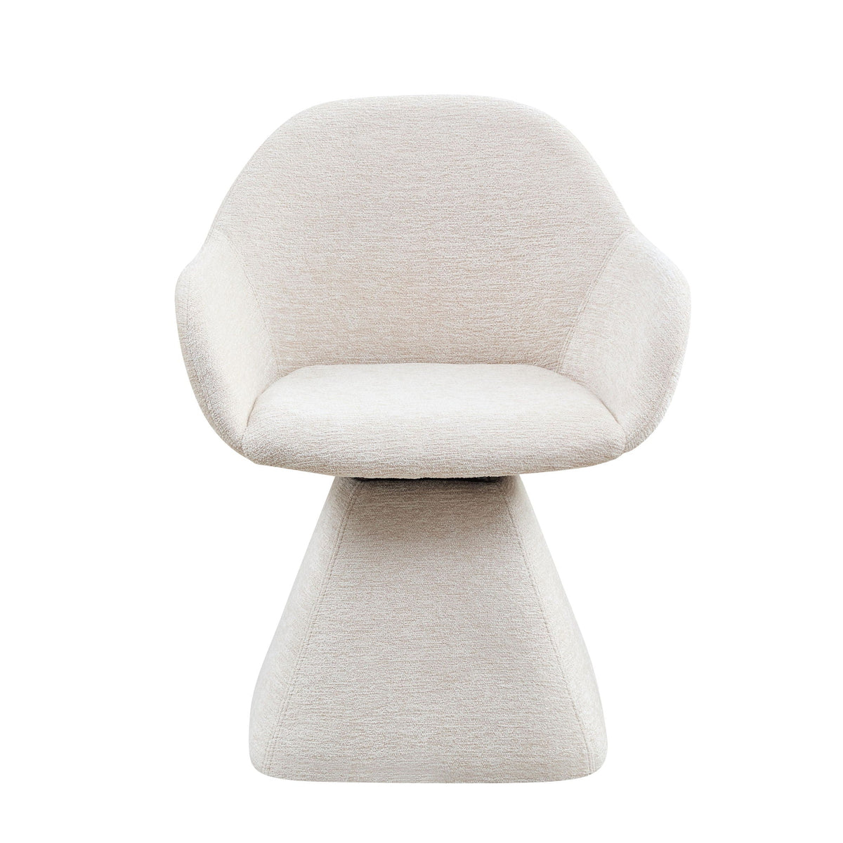 180° Rotating Accent Chair For Living Room - Beige