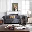 Classic-Chesterfield-Sofa-Dark-Grey-Faux-Leather-Sofas-&-Sectionals