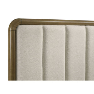 Bernardo - Eastern King Upholstered Bed - Nutmeg Brown