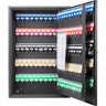 Adjustable Key Cabinet With Combination Lock - Black