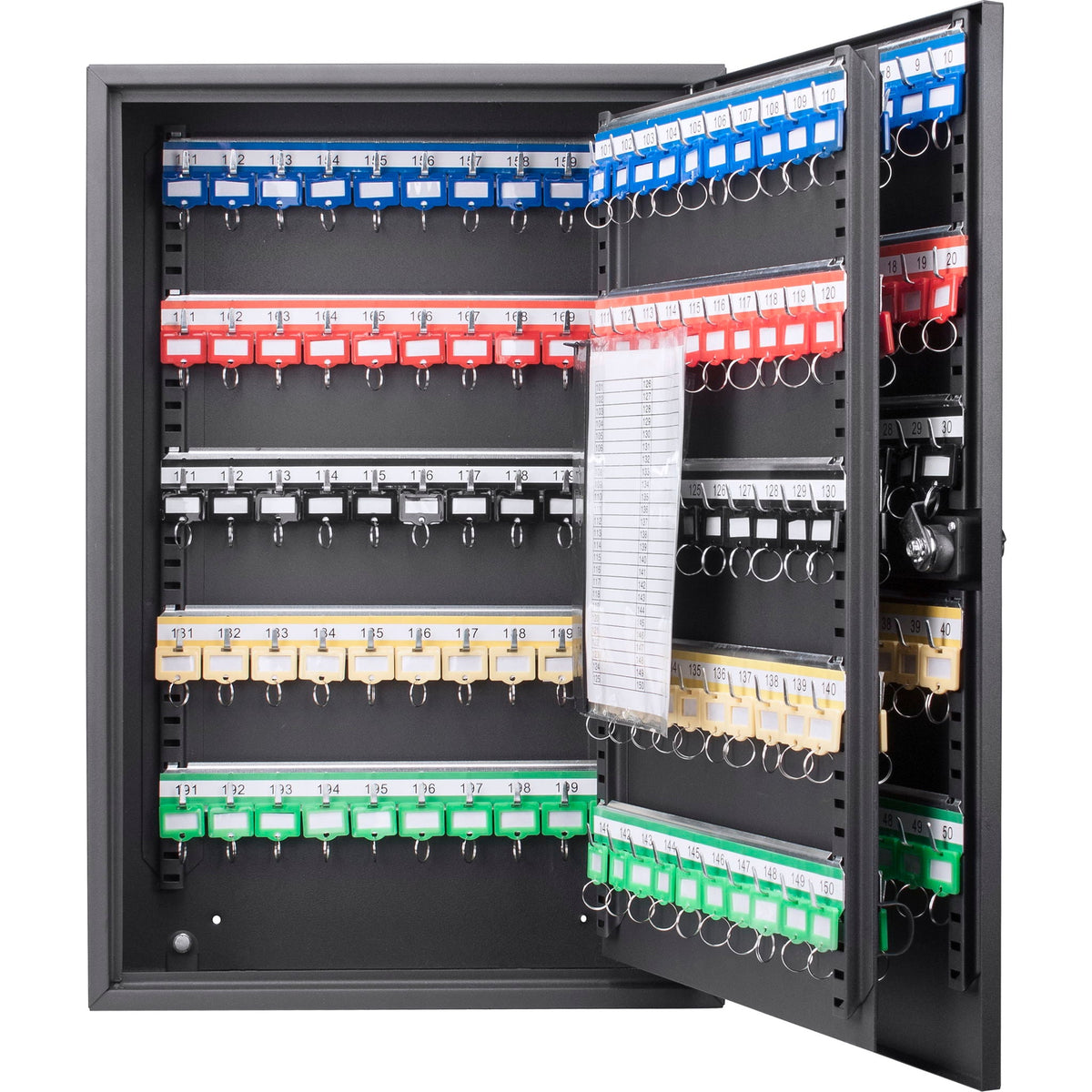 Adjustable Key Cabinet With Combination Lock