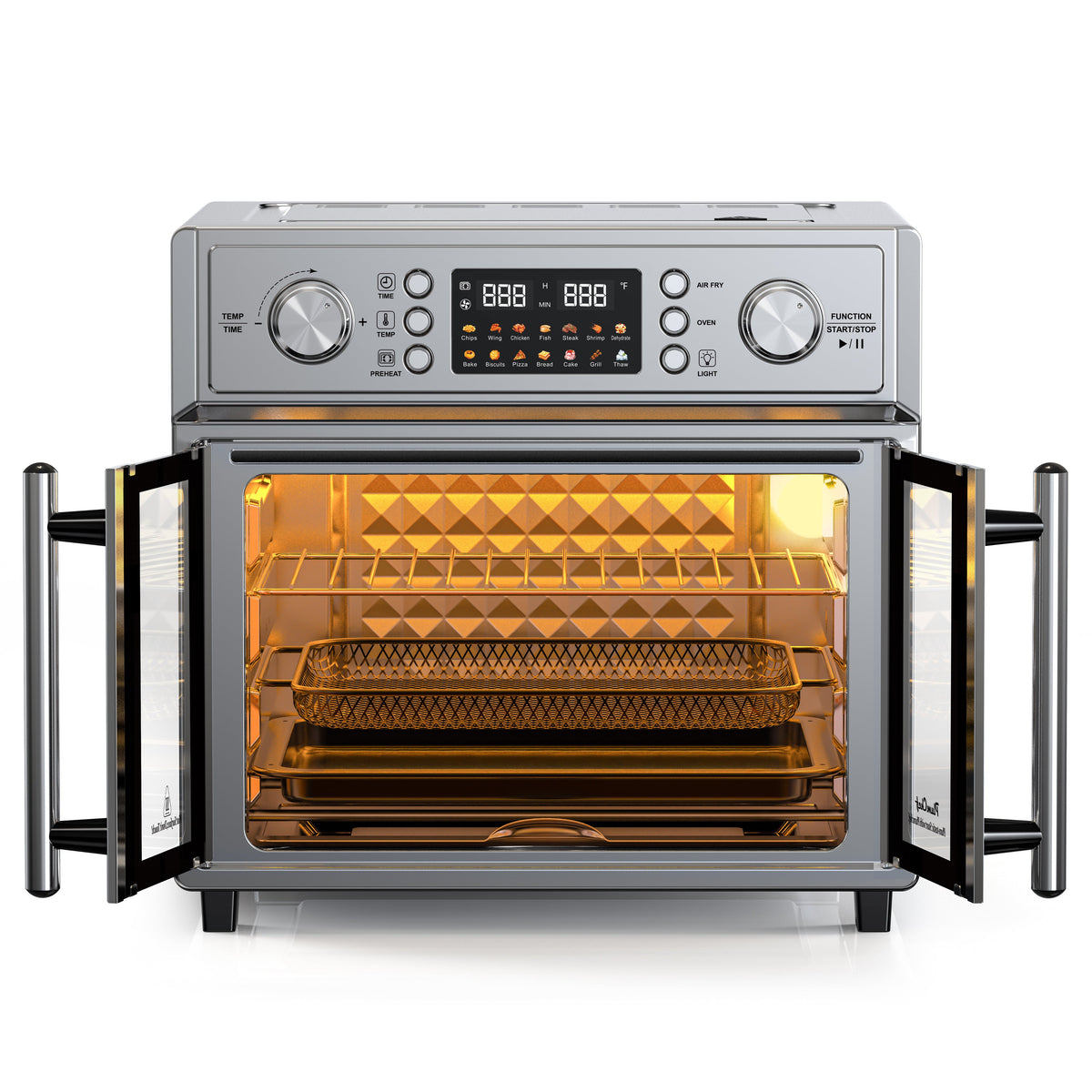 PlumChef 26QT Large Capacity French Double-Door Air Fryer