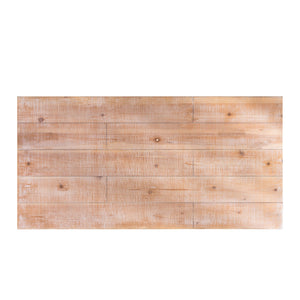 Modern Rustic Coffee Table – Rectangular Wood Center Table for Living Room
