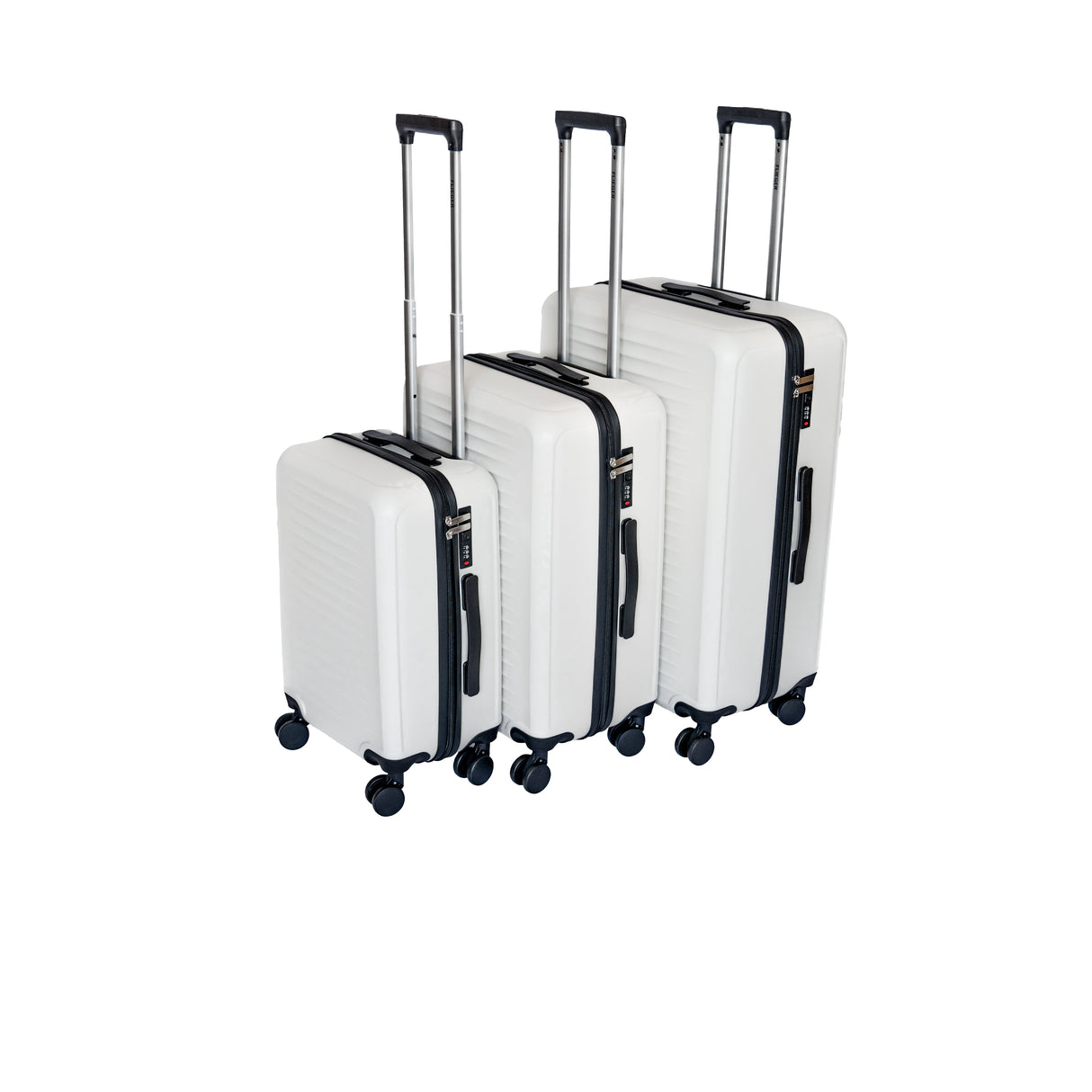 3 Piece Hard Shell Lightweight Carry On Suitcase Set