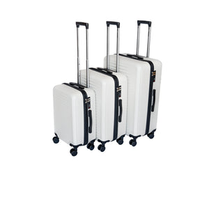 3 Piece Hard Shell Lightweight Carry On Suitcase Set