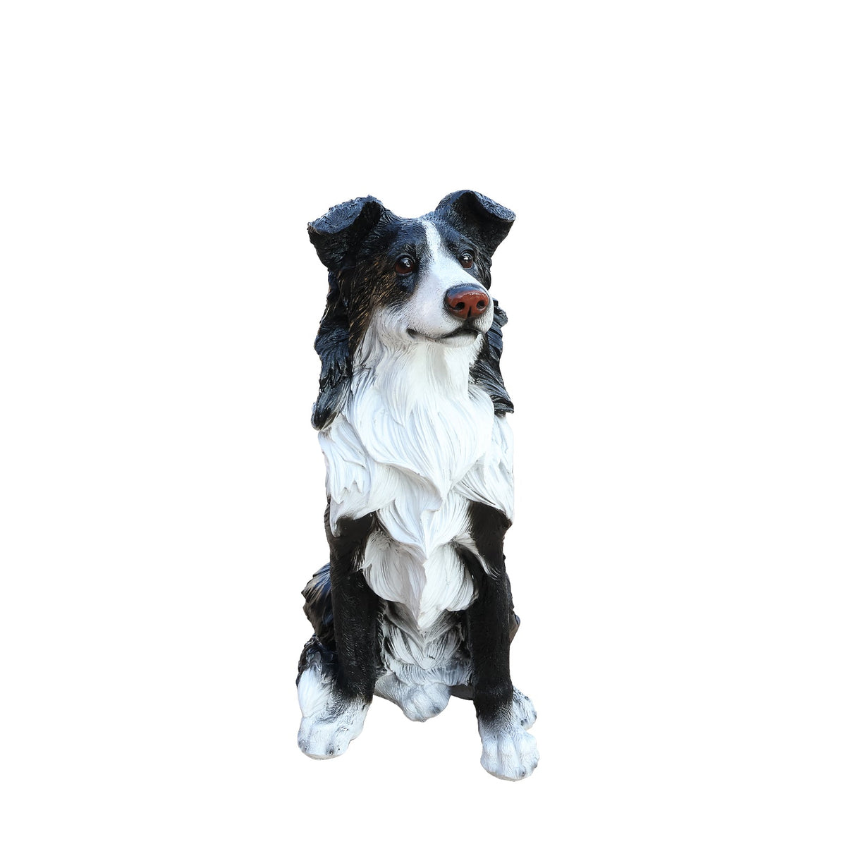 Outdoor Garden Border Collie Dog Statue Greeter