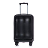 14'/20' 2-Piece ABS Spinner Wheel Luggage Set with Combination Lock and Cosmetic Case