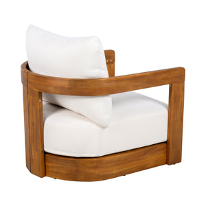 Premium Acacia Wood Outdoor Club Chair