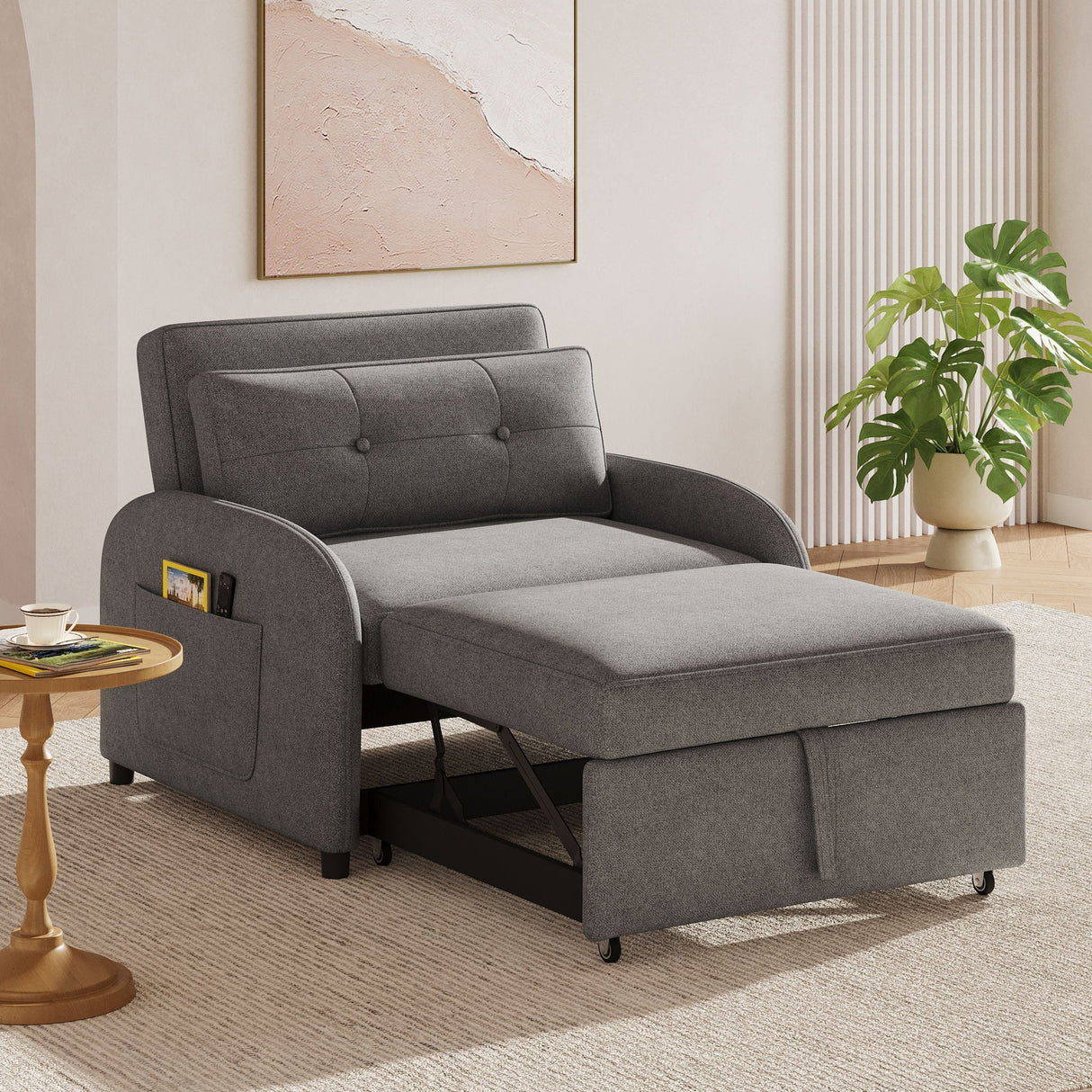 3 In 1 Convertible Sleeper Sofa Bed for Living Room
