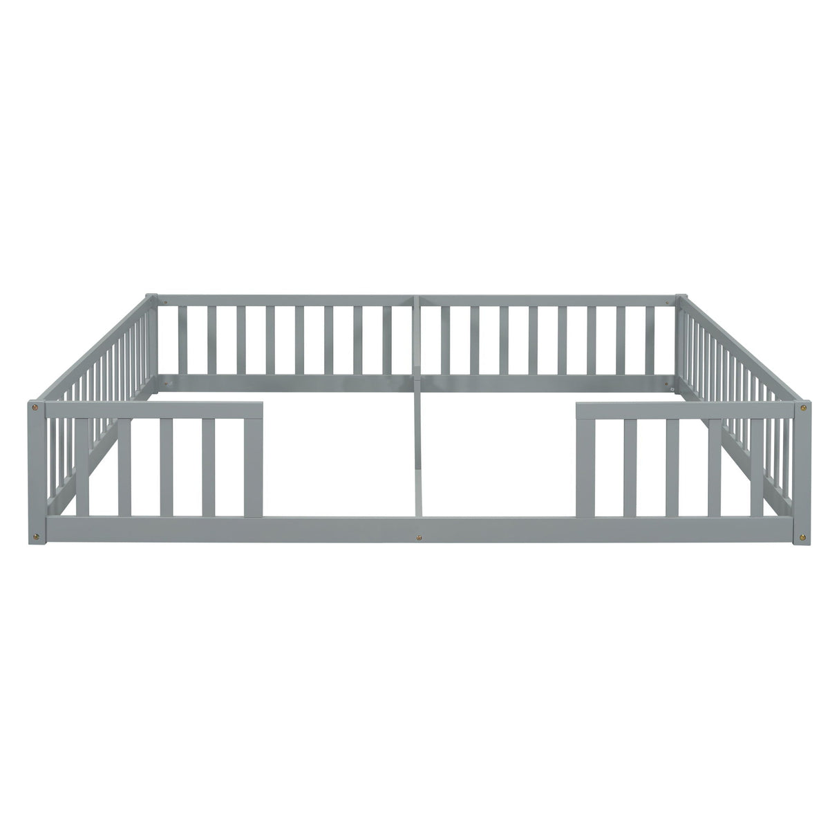 Double Floor Bed With Fence, Guardrails, Without Door