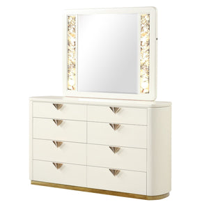 La Pierre - Modern Bedroom Set With Upholstered LED Bed