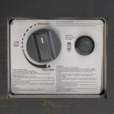 Modern Dark Grey 40' Outdoor Iron Propane Fire Pit